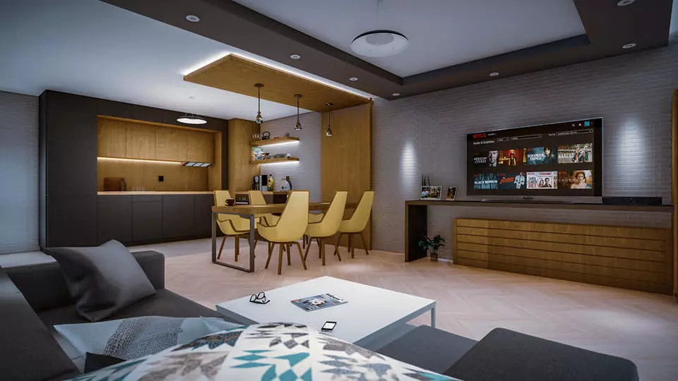 Cocinas pequeñas en comedores